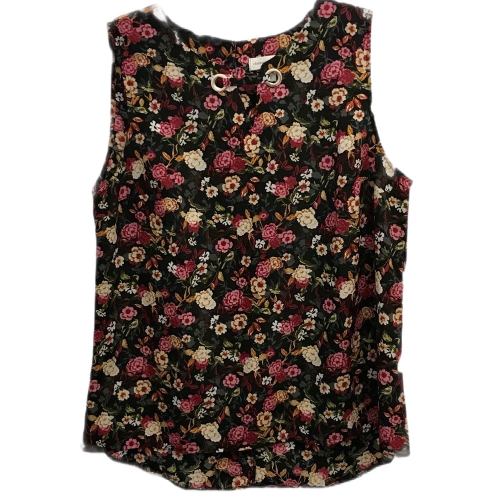 Christopher & Banks Colorful Sleeveless Top Size L